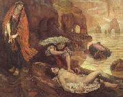 Brown, Ford Madox The Finding of Don Juan by Haidee oil on canvas